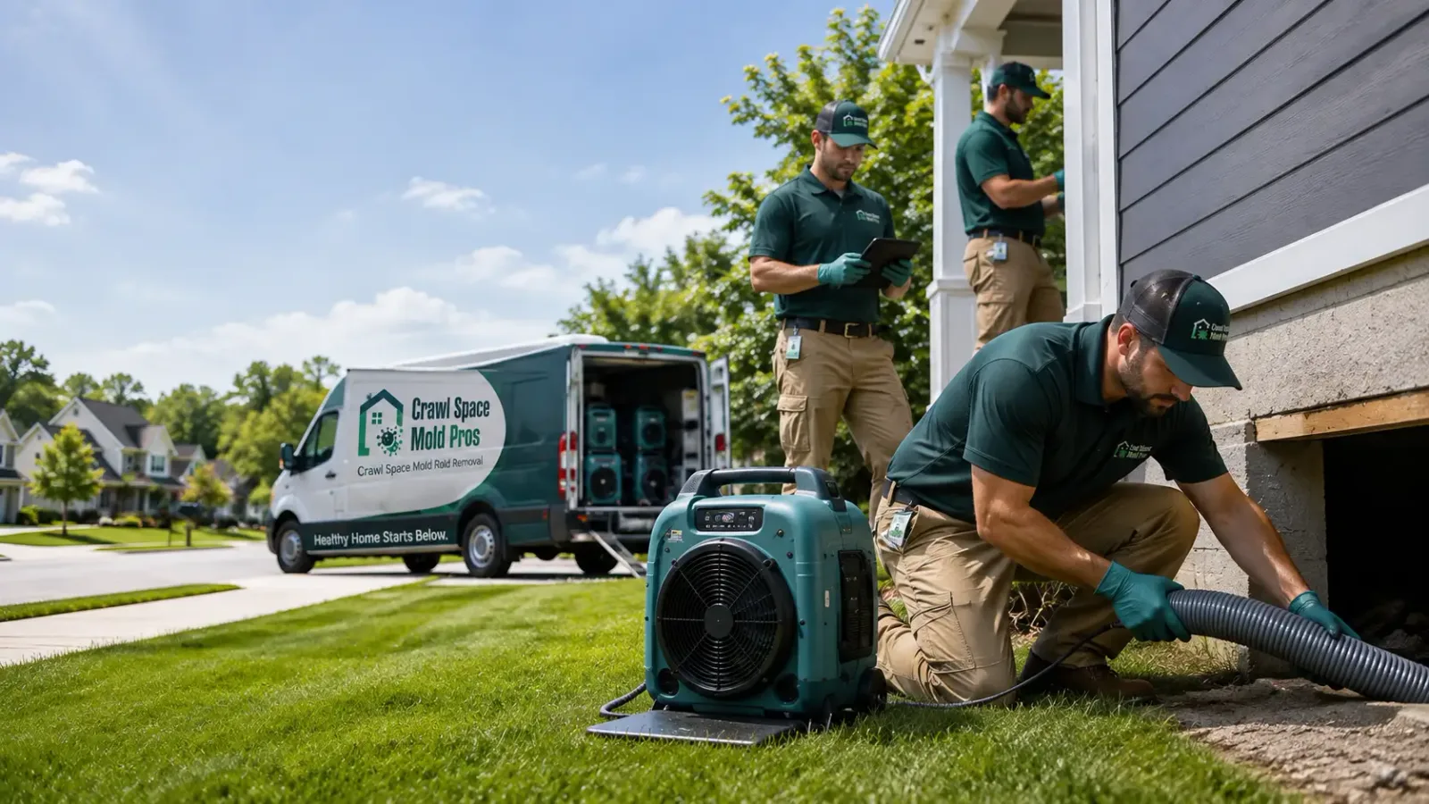 Crawl Space Mold Removal in Thornfield, MO